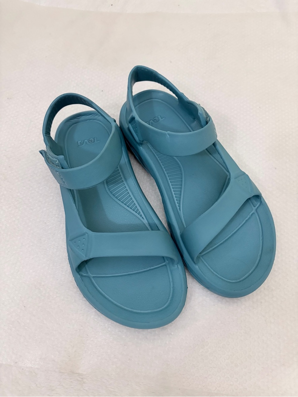 Teva Women's Teal Adjustable Strap Sandals Sz W9.- M7